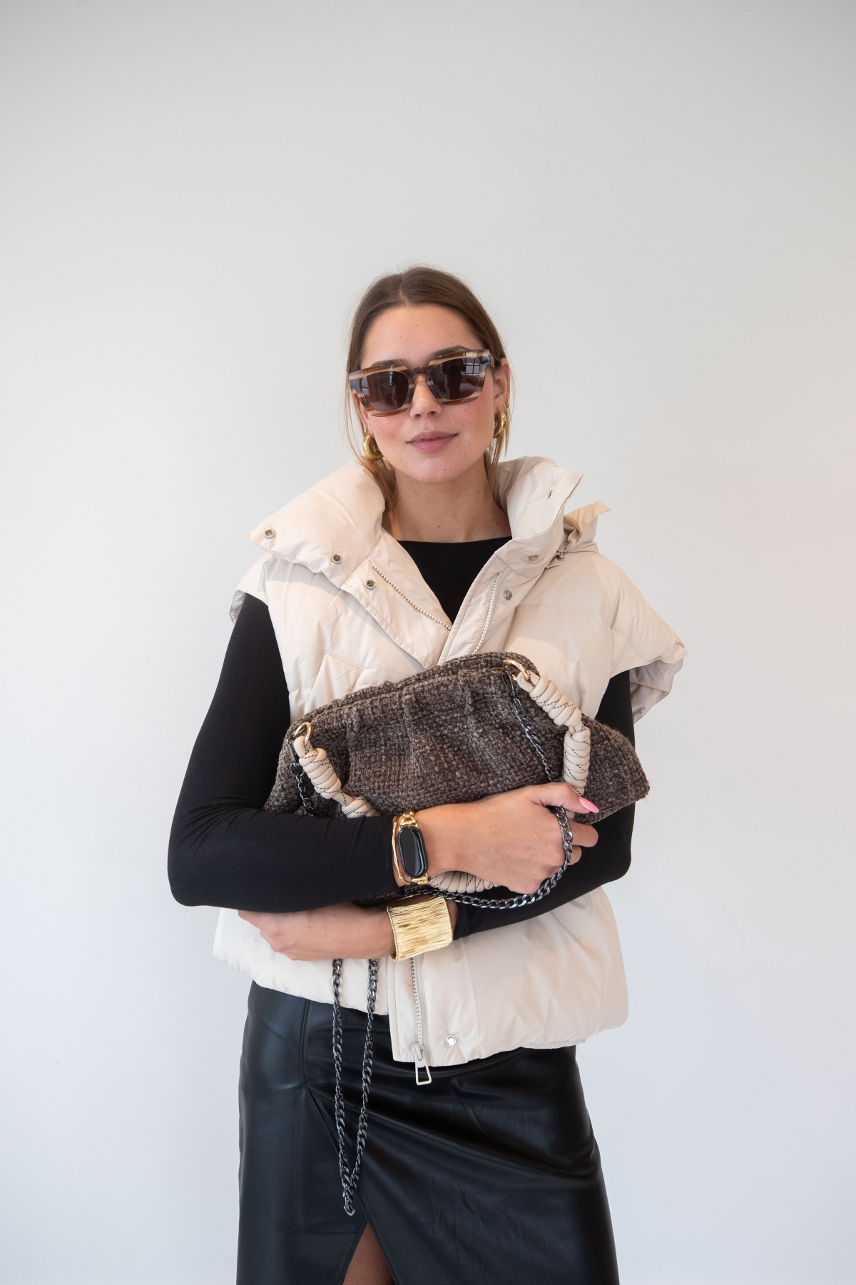 Chaleco pluma sintética