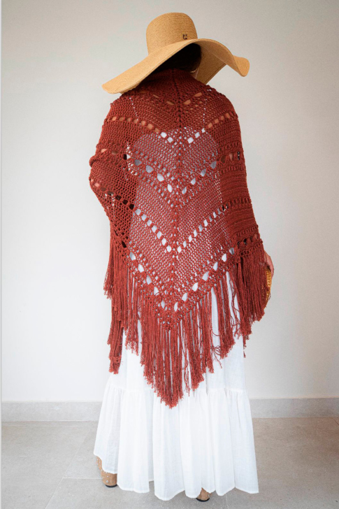 Carolé Brand | Chal de hilo de bambú