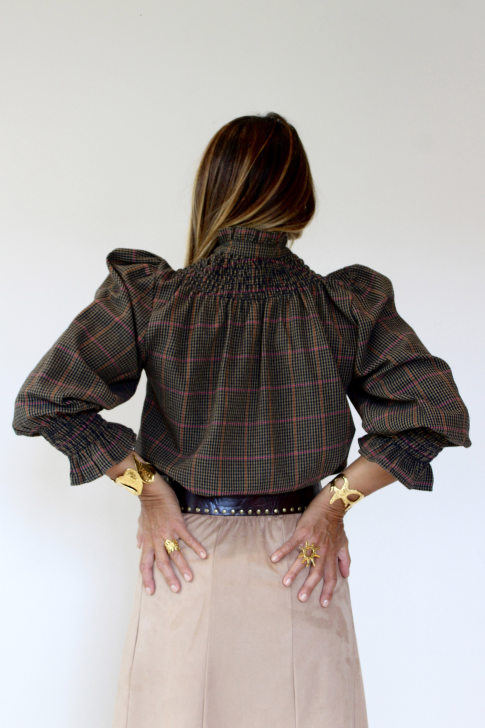 Camisa Nido de Abeja