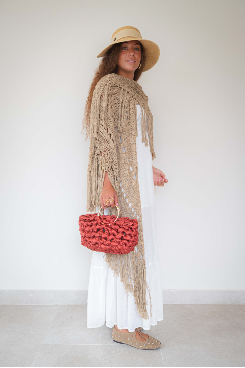 Carolé Brand | Chal de hilo de bambú