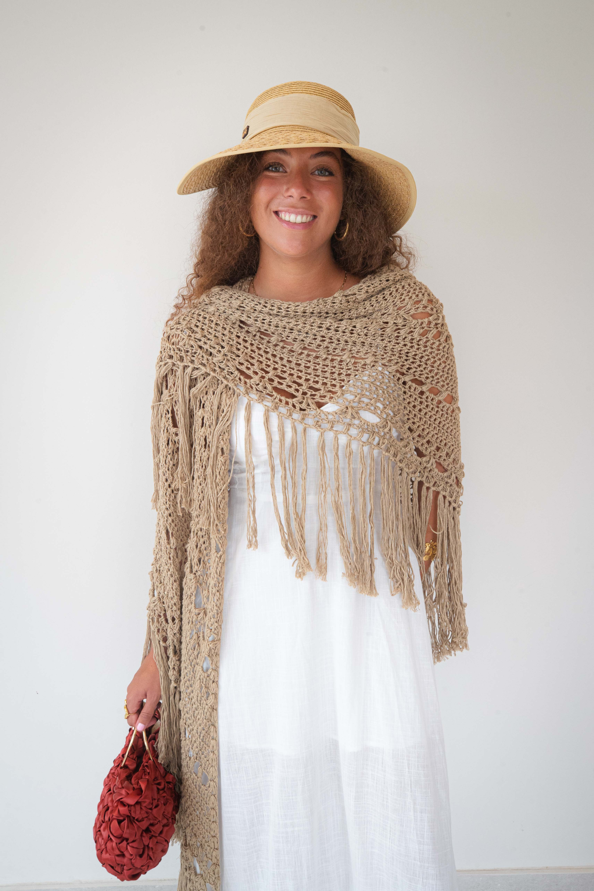 Carolé Brand | Chal de hilo de bambú