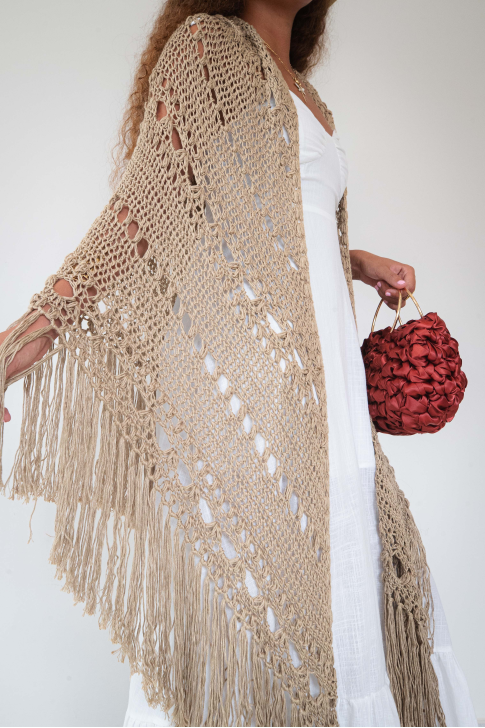 Carolé Brand | Chal de hilo de bambú