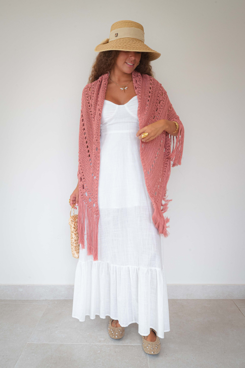 Carolé Brand | Chal de hilo de bambú