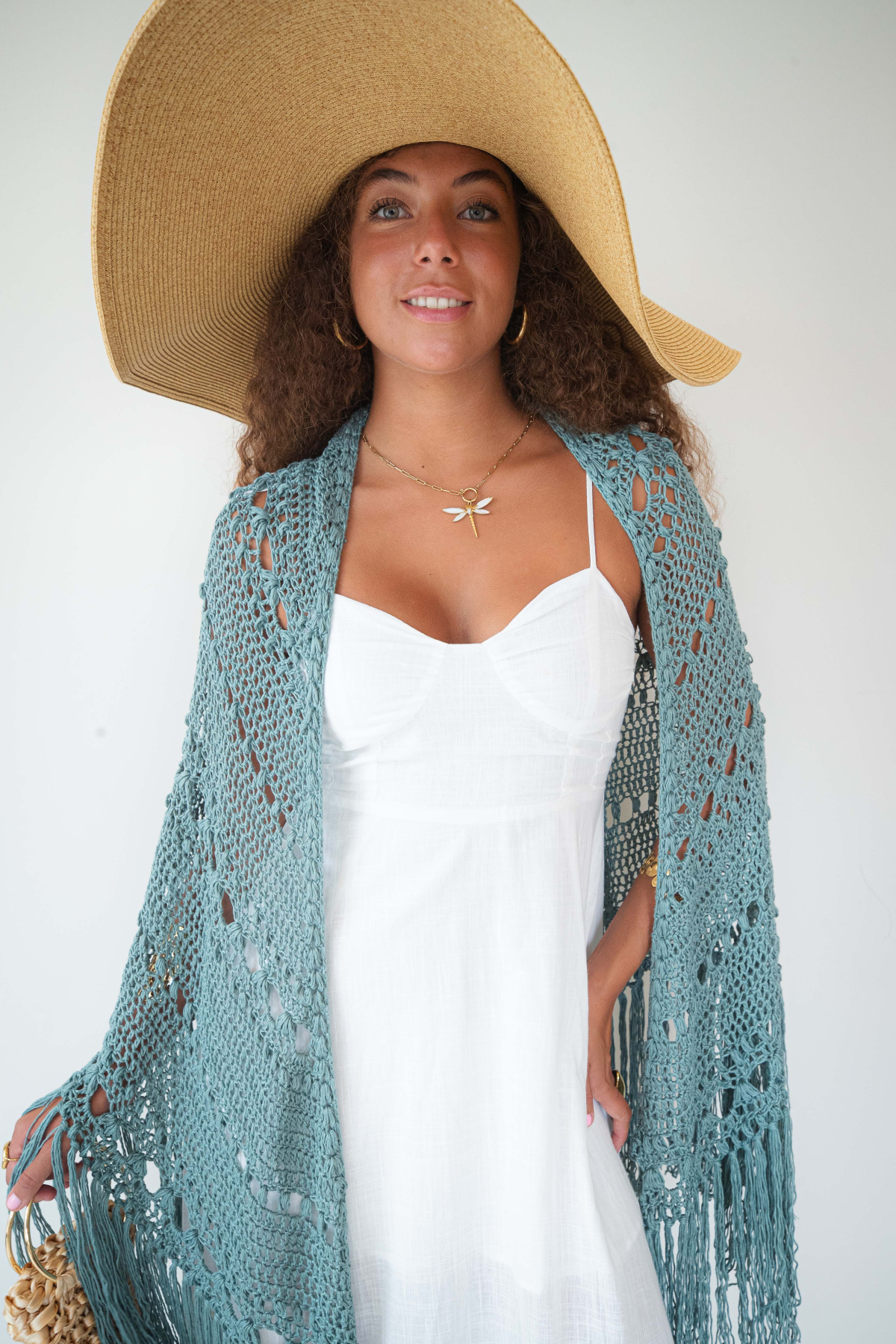 Carolé Brand | Chal de hilo de bambú