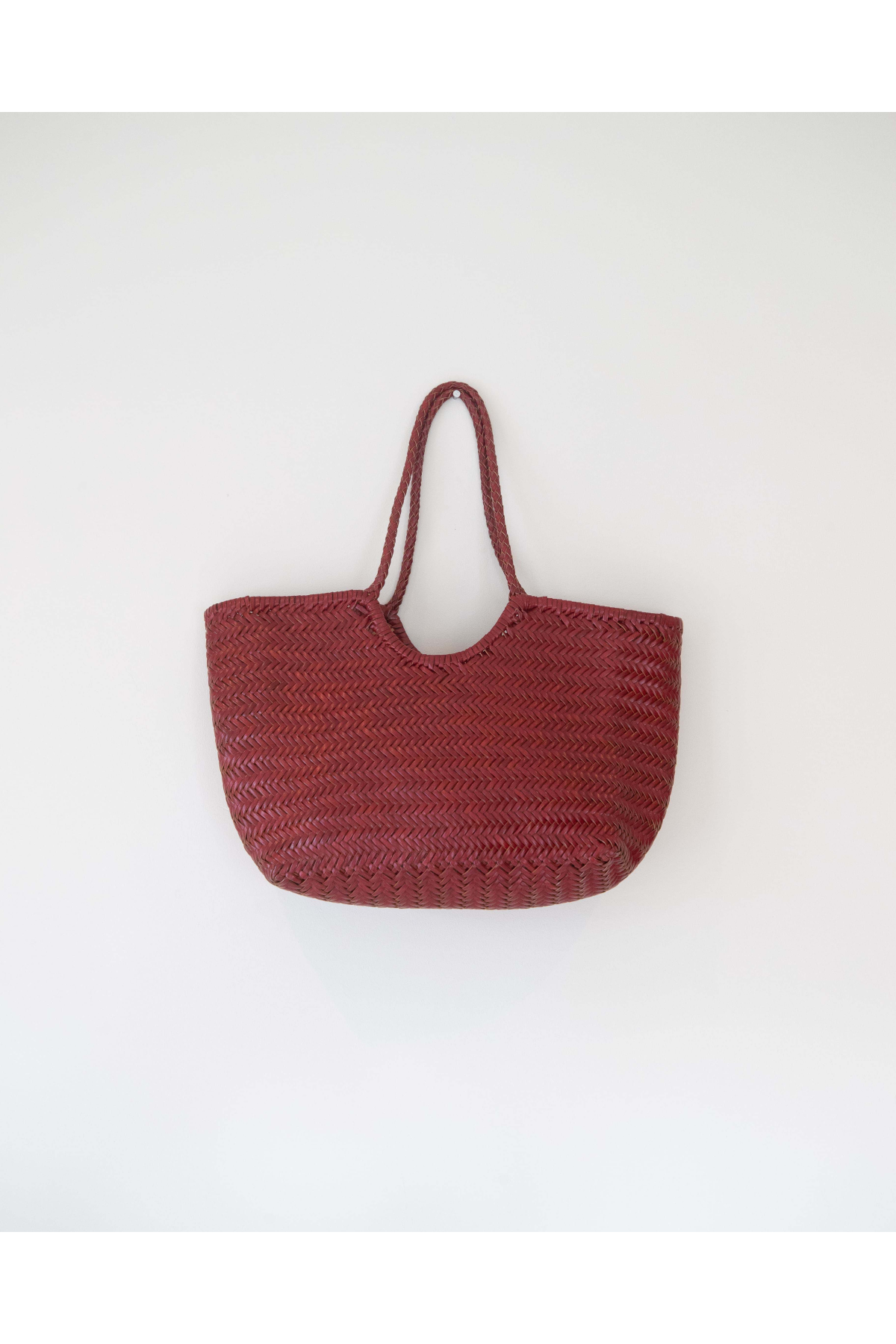 Bolso piel trenzado tamaño pequeño