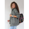 Chaqueta denim bolsillos