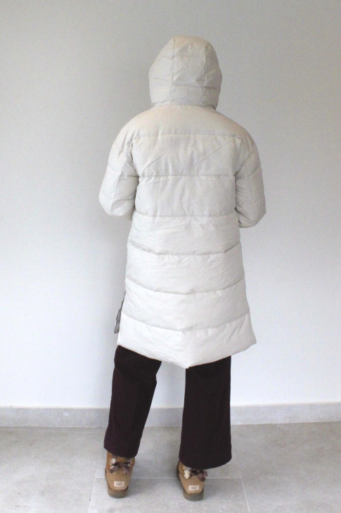 Chaqueta pluma sintética mujer