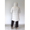 Chaqueta pluma sintética mujer