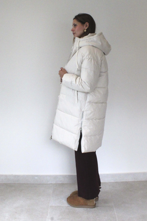 Chaqueta pluma sintética mujer