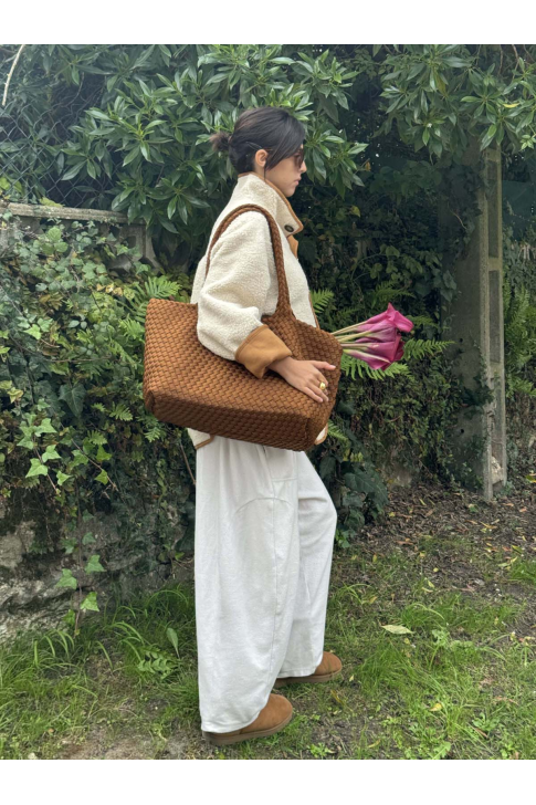 Chaqueta de borrego reversible