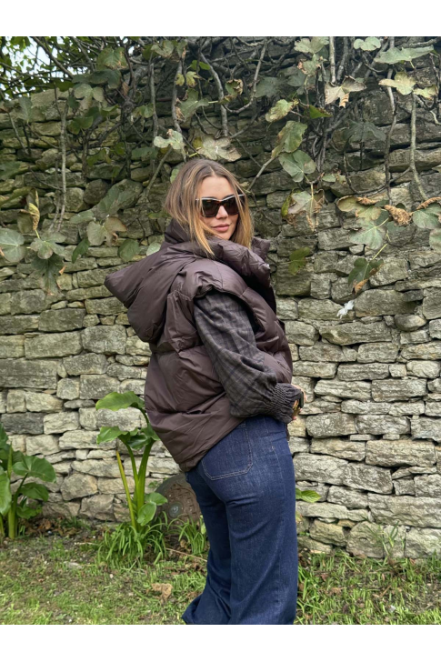 Chaleco pluma sintética