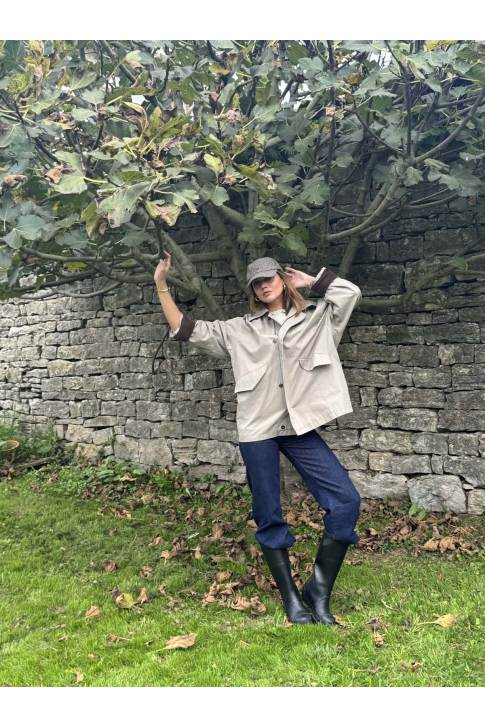 Chaqueta entretiempo cuello pana