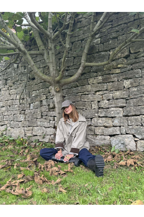 Chaqueta entretiempo cuello pana