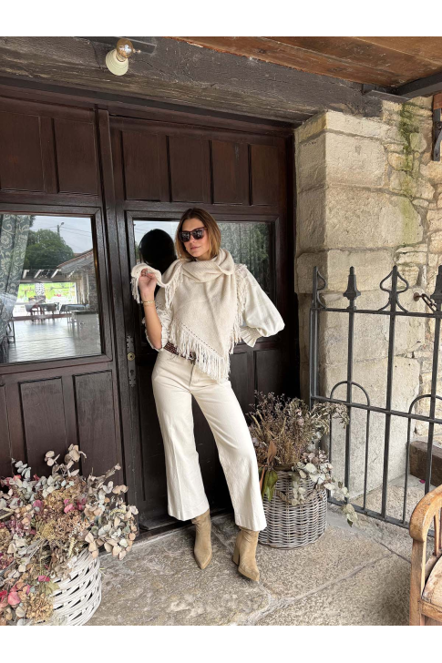 Carolé Brand | Chal de hilo de bambú