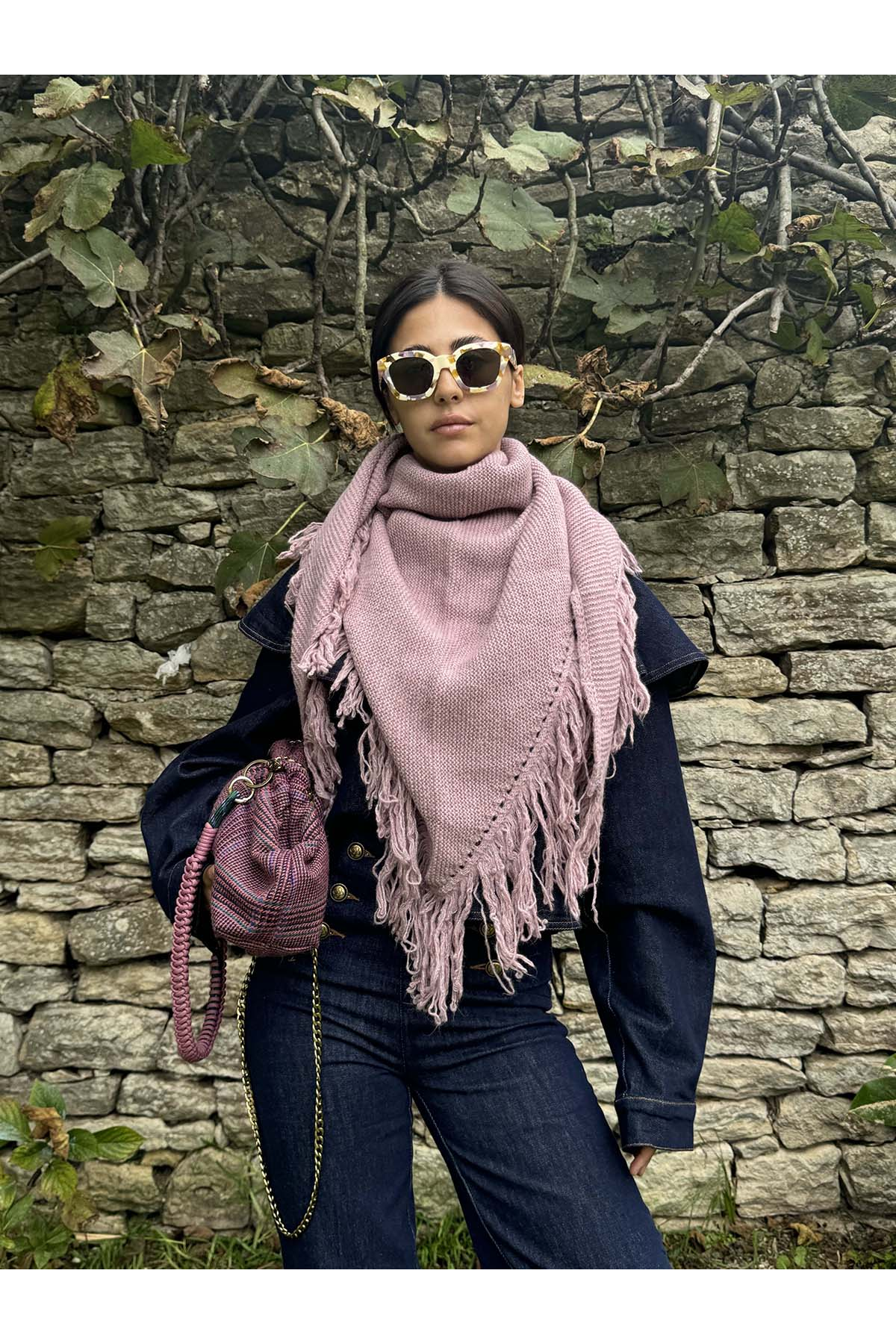 Carolé Brand | Chal de hilo de bambú