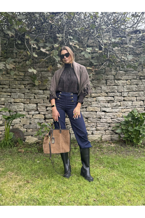 Carolé Brand | Chal de hilo de bambú