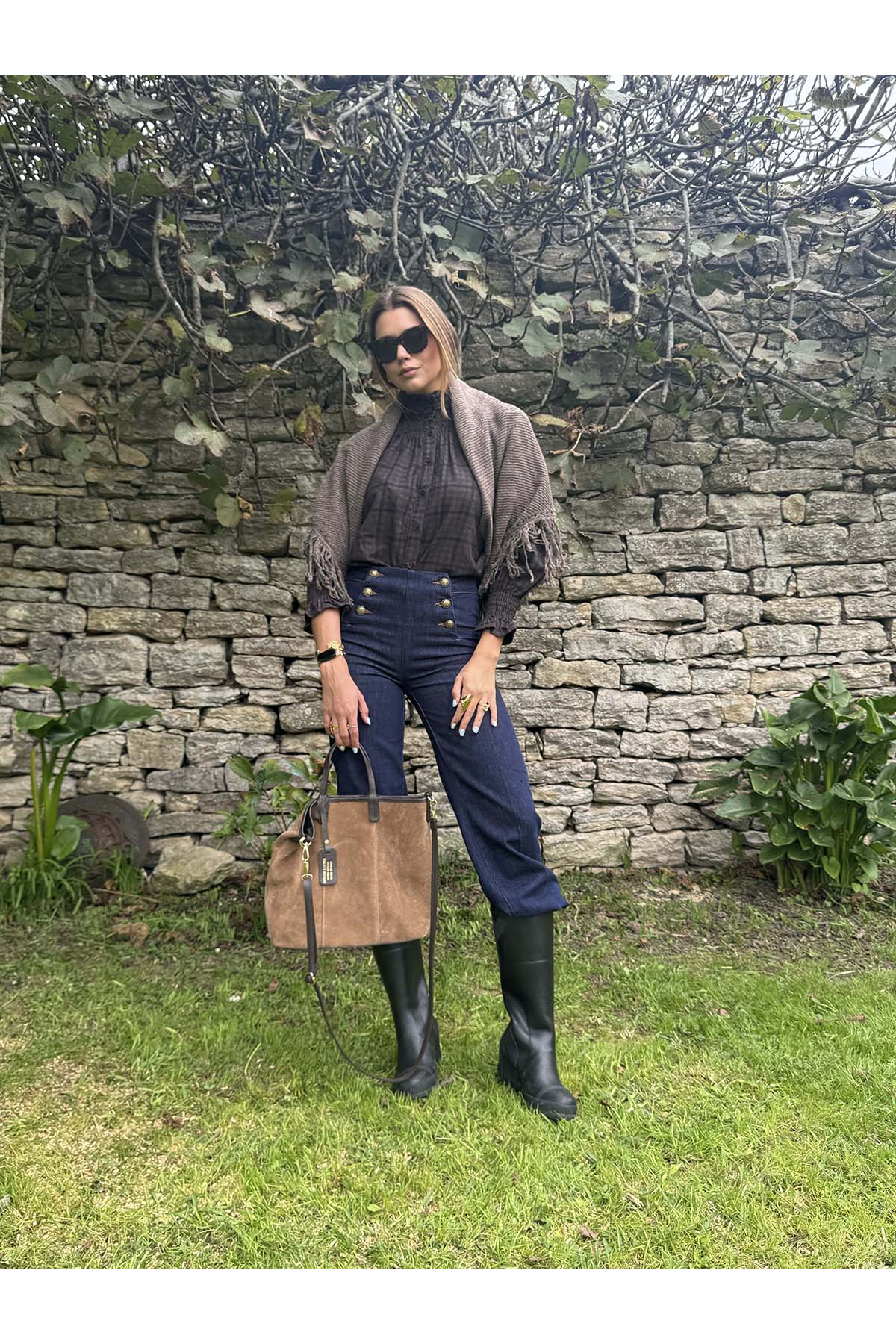 Carolé Brand | Chal de hilo de bambú