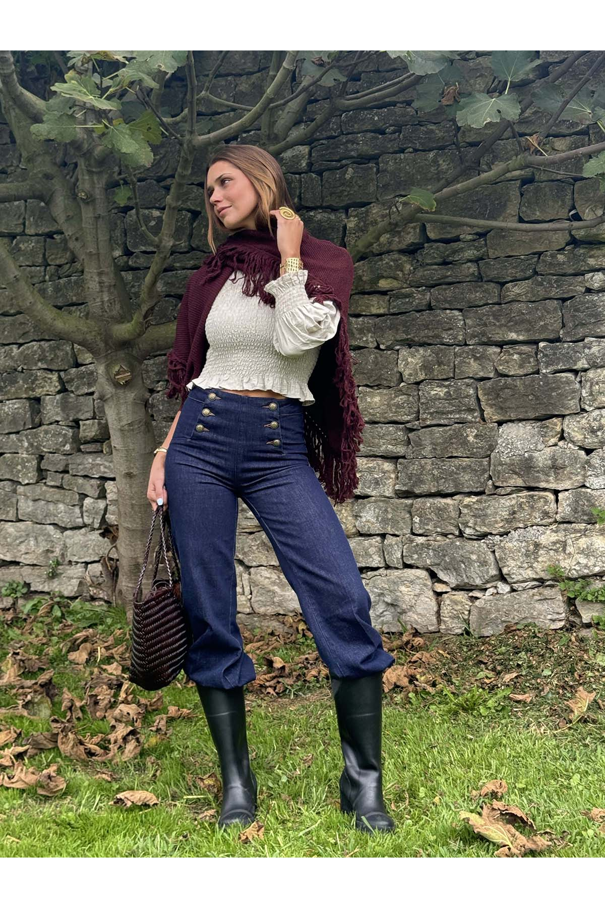 Carolé Brand | Chal de hilo de bambú