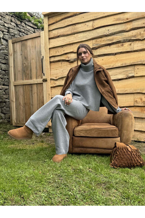 Chaqueta Bomber Ante ¨Vintage¨