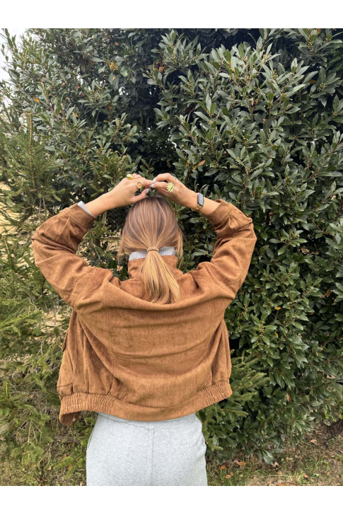 Chaqueta Bomber Ante ¨Vintage¨