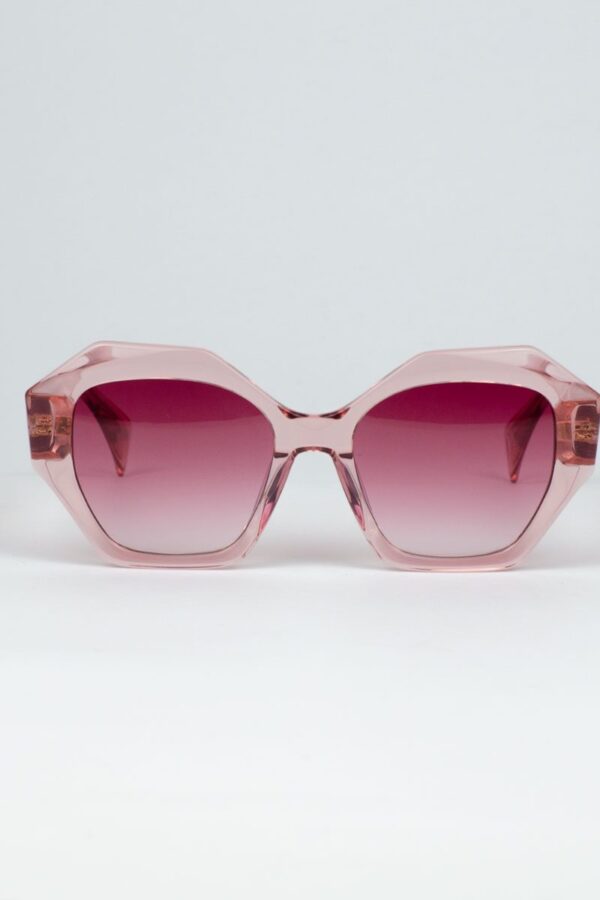 Gafas de sol OLD MILLIA de Minor Eyewear en rosa, vista frontal