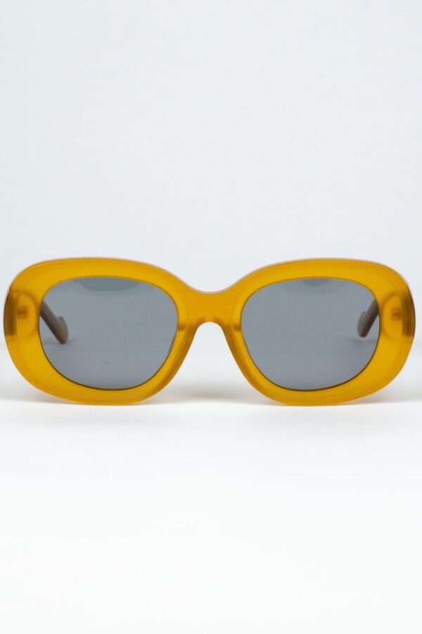 Gafas de sol OLD PERTICA de Minor Eyewear en amarillo, vista frontal