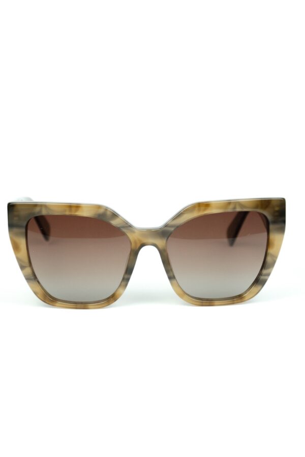 Gafas de sol PASS de Minor Eyewear en taupe, vista frontal