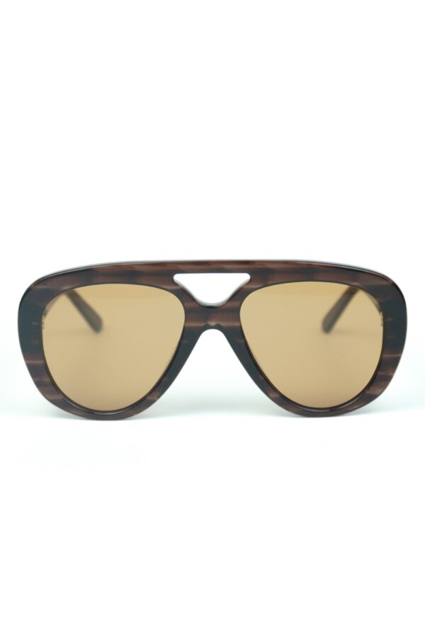Gafas de sol VORS de Minor Eyewear en taupe, vista frontal